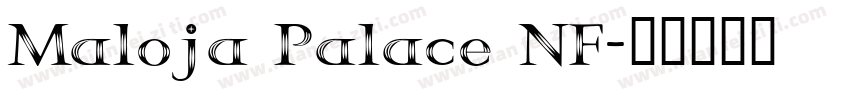 Maloja Palace NF字体转换